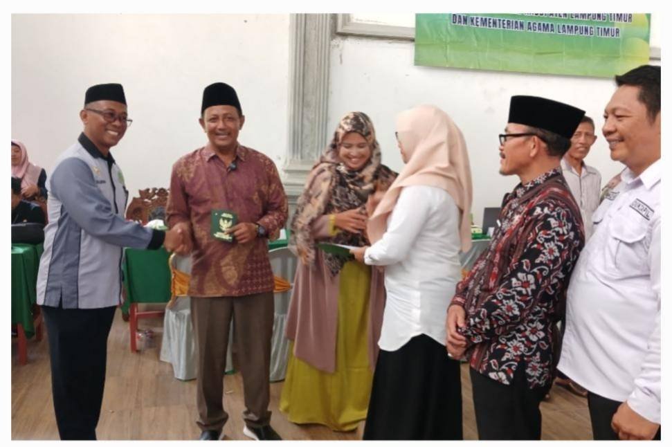 KUA Batanghari Dampingi Pasangan dalam Gerakan Sadar Pencatatan Nikah lewat Sidang Isbat Terpadu