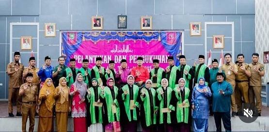 Kepala KUA Kec. Mandau Ikuti Pelantikan Dewan Hakim MTQ ke-50 Tingkat Kecamatan