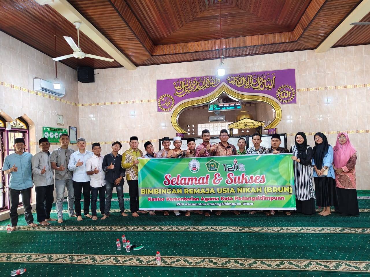 Bekali Kesiapan Mental, KUA Padangsidimpuan Utara Gelar Perdana BRUN