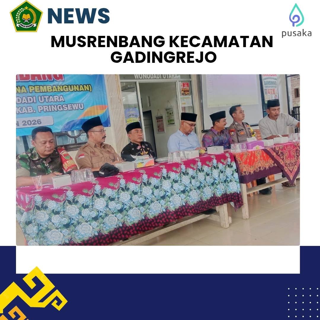 Kepala KUA Gading Rejo Hadiri Musrenbang Kecamatan di Pekon Wonodadi Utara