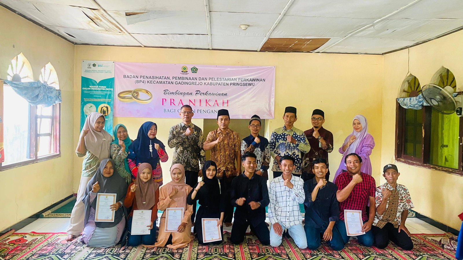 KUA Gadingrejo Pringsewu Gelar Bimbingan Perkawinan Mandiri