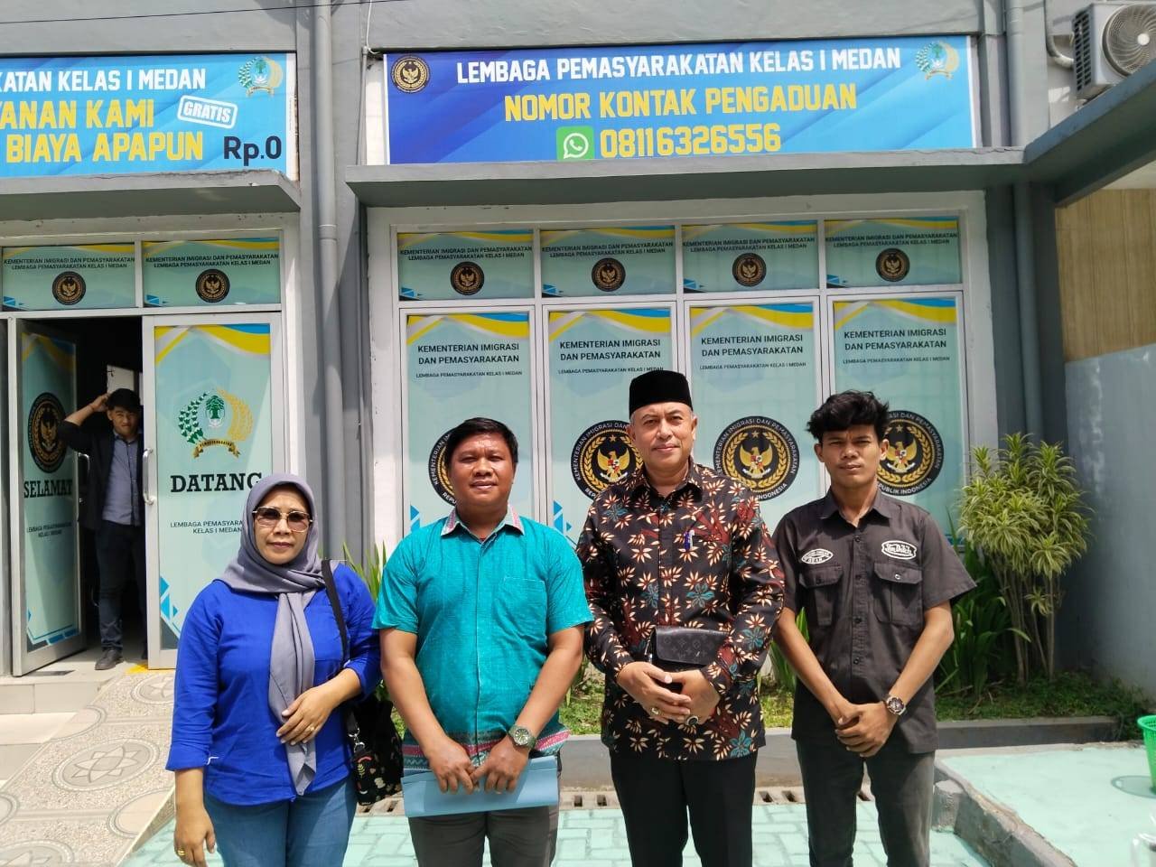 Ka. KUA Medan Deli Lakukan Layanan Ikrar Taukil Wali di Lapas Kelas I Medan