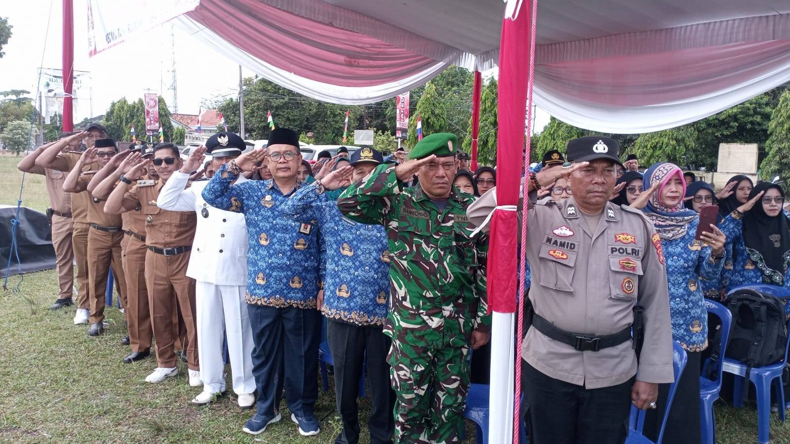 KUA Raman Utara Ikuti Upacara Hari Pahlawan 2025
