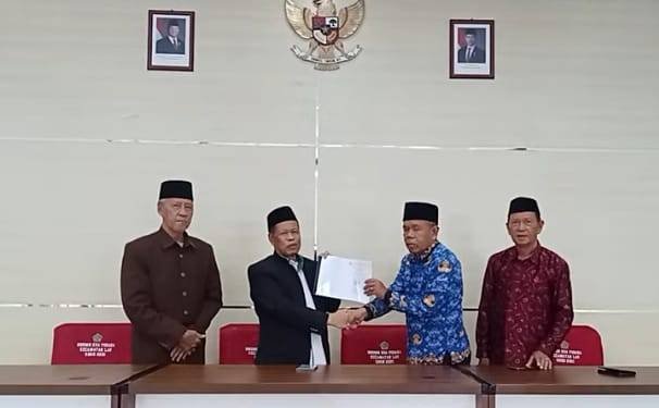 Kepala KUA Lau Beri Sambutan pada Rapat Konsolidasi IPHI Maros