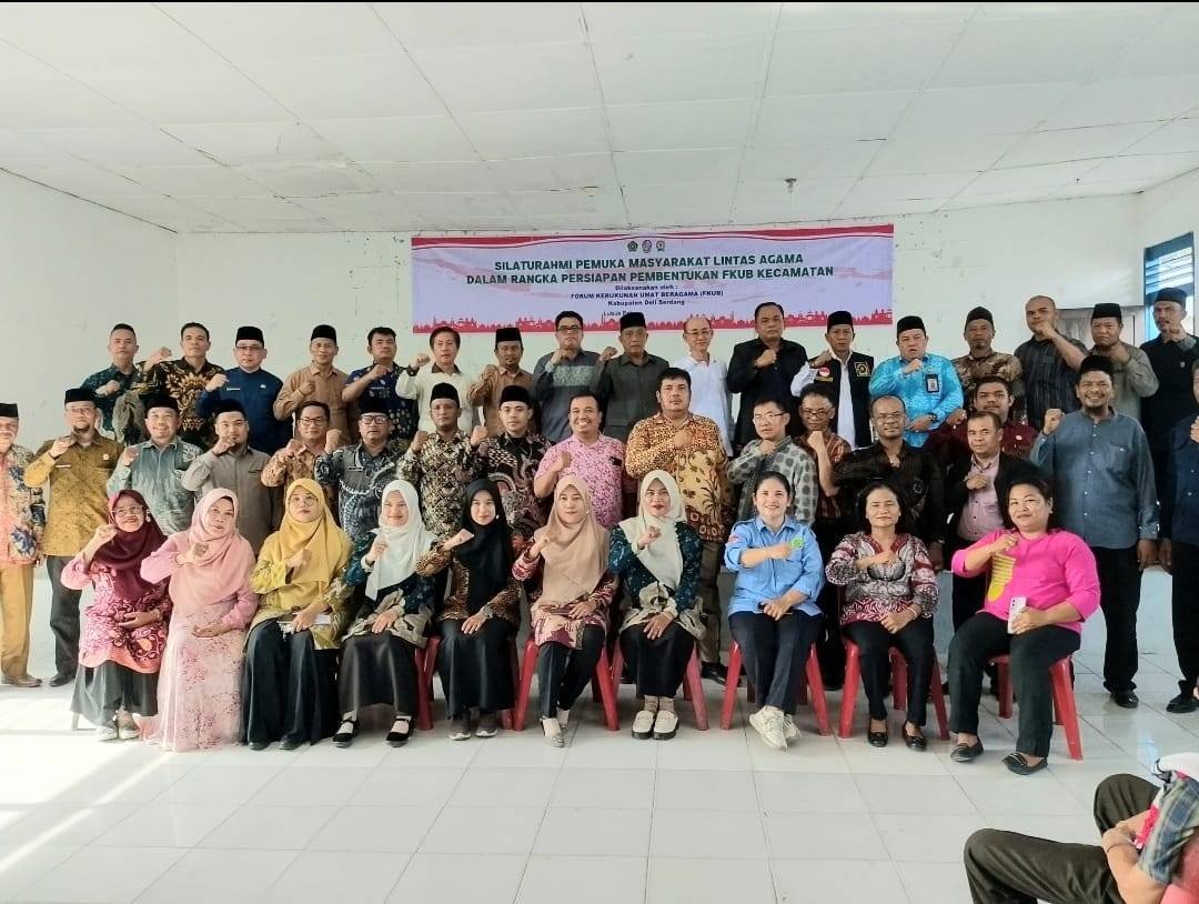 PAI KUA STM Hilir Ikuti Silaturahmi Pemuka Masyarakat Lintas Agama