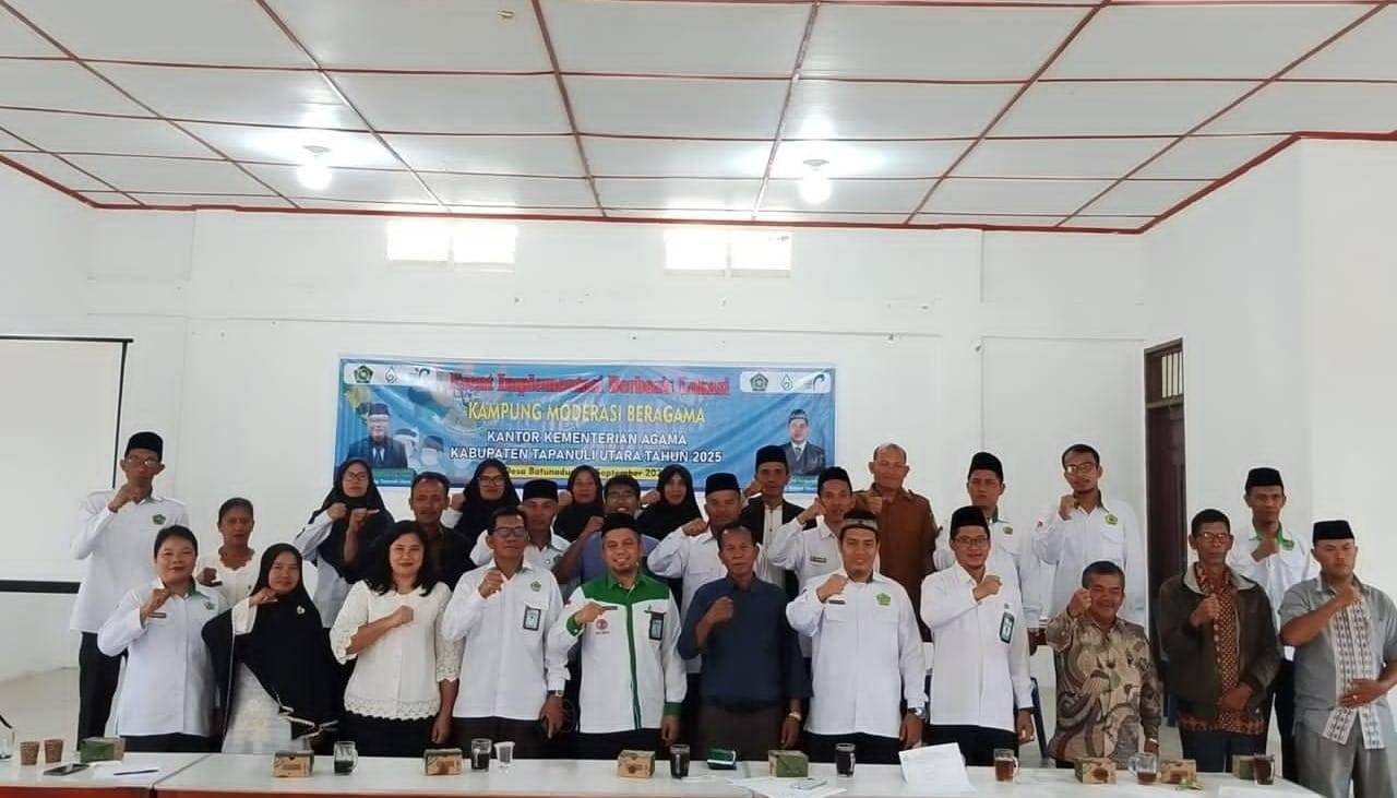 KUA Pangaribuan Pimpin Program Penguatan Moderasi Beragama