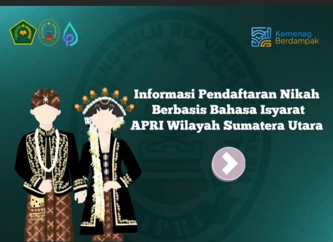 Inovasi Layanan Publik: PW APRI Sumut Rilis Video Interaktif Bahasa Isyarat untuk Pendaftaran Nikah