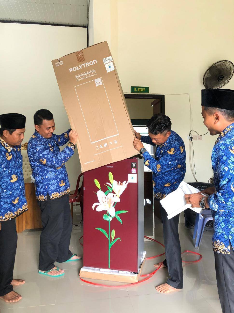 KUA Labuhan Ratu Tingkatkan Kenyamanan Kerja dengan Pengadaan Fasilitas Baru