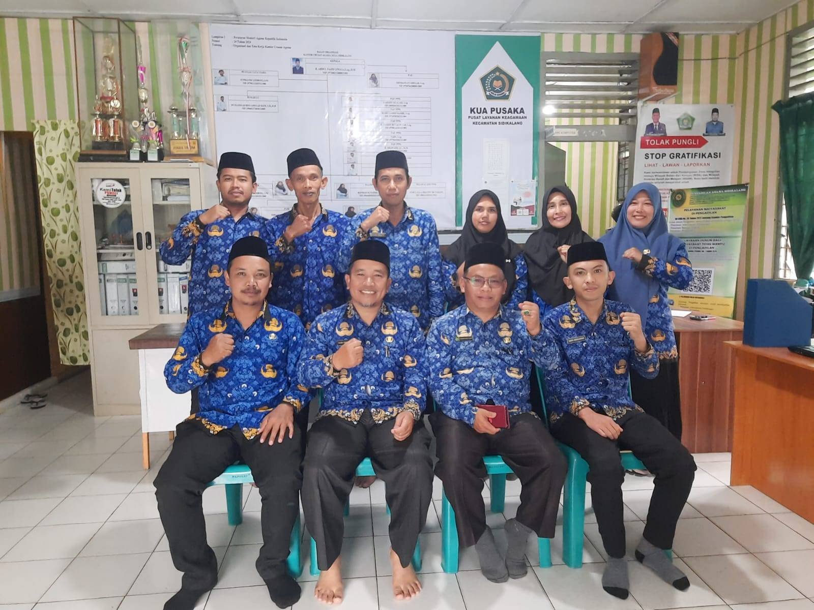 Peningkatan Kinerja dan Karya: KUA Sidikalang Terima Kunjungan Monitoring Seksi Bimas Islam Kemenag Dairi