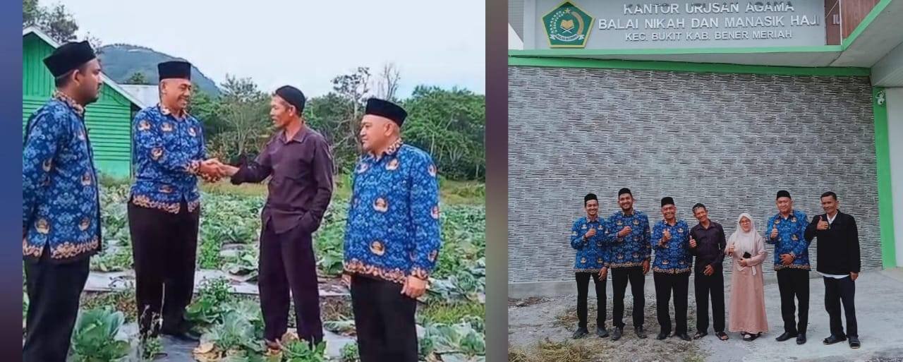 Kemenag Bener Meriah Terima Hibah Tanah dari Warga untuk Pembangunan Mushalla KUA Bukit 