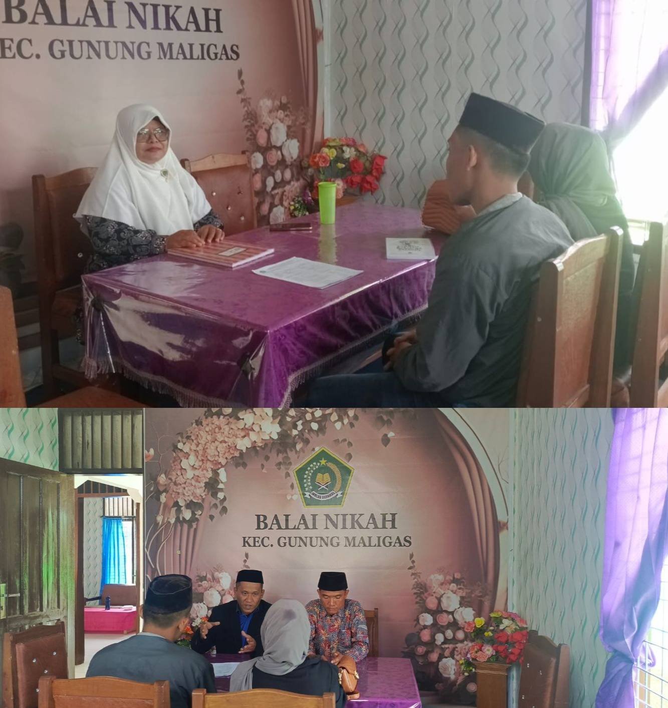 Laksanakan Bimwin, PAI KUA Gunung Maligas Ajak Catin Implementasikan Nilai Agama