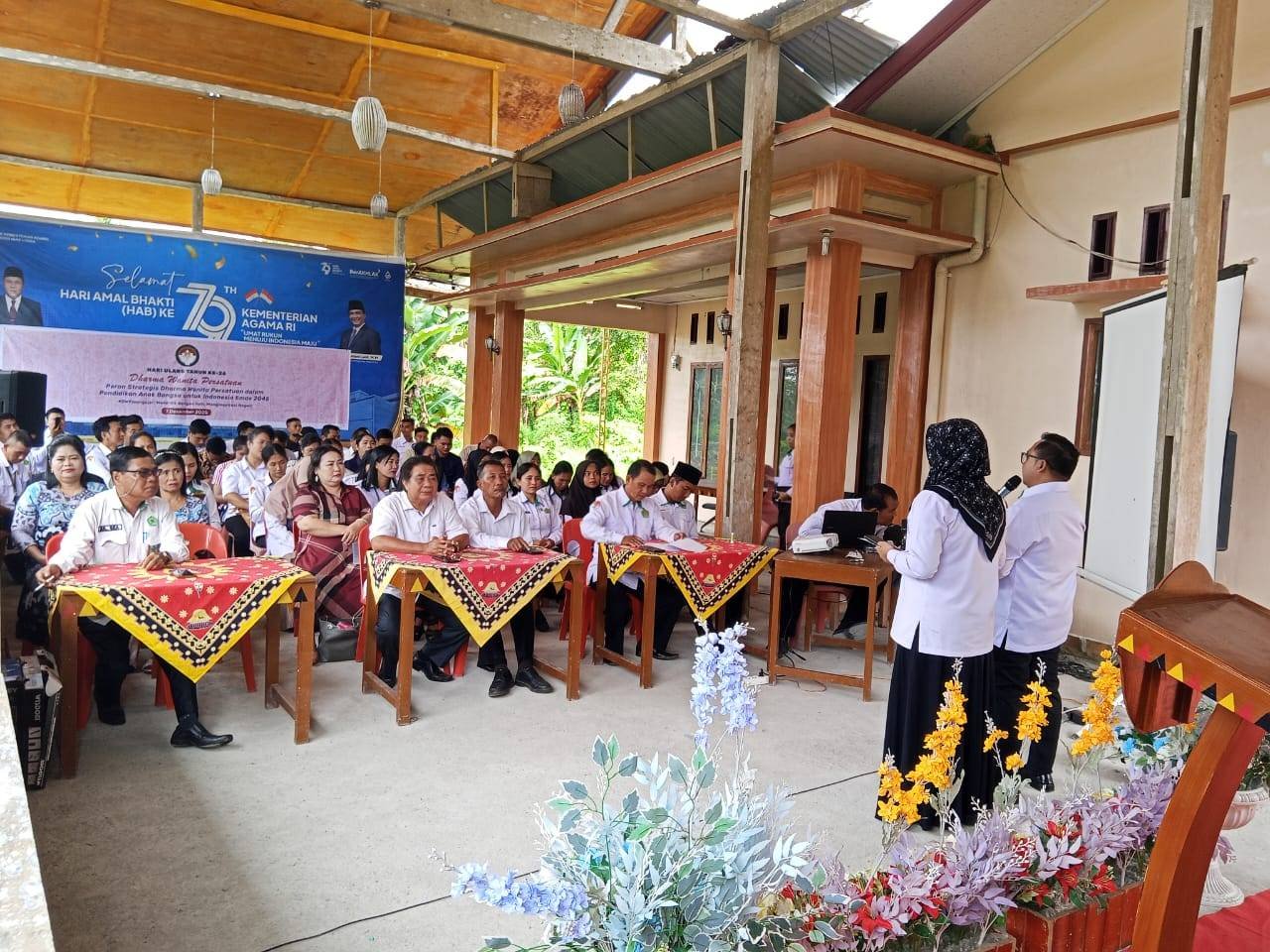 KUA Tuhemberua Hadir dan Ikut Serta Semarakkan Perlombaan HAB ke-80 Kemenag