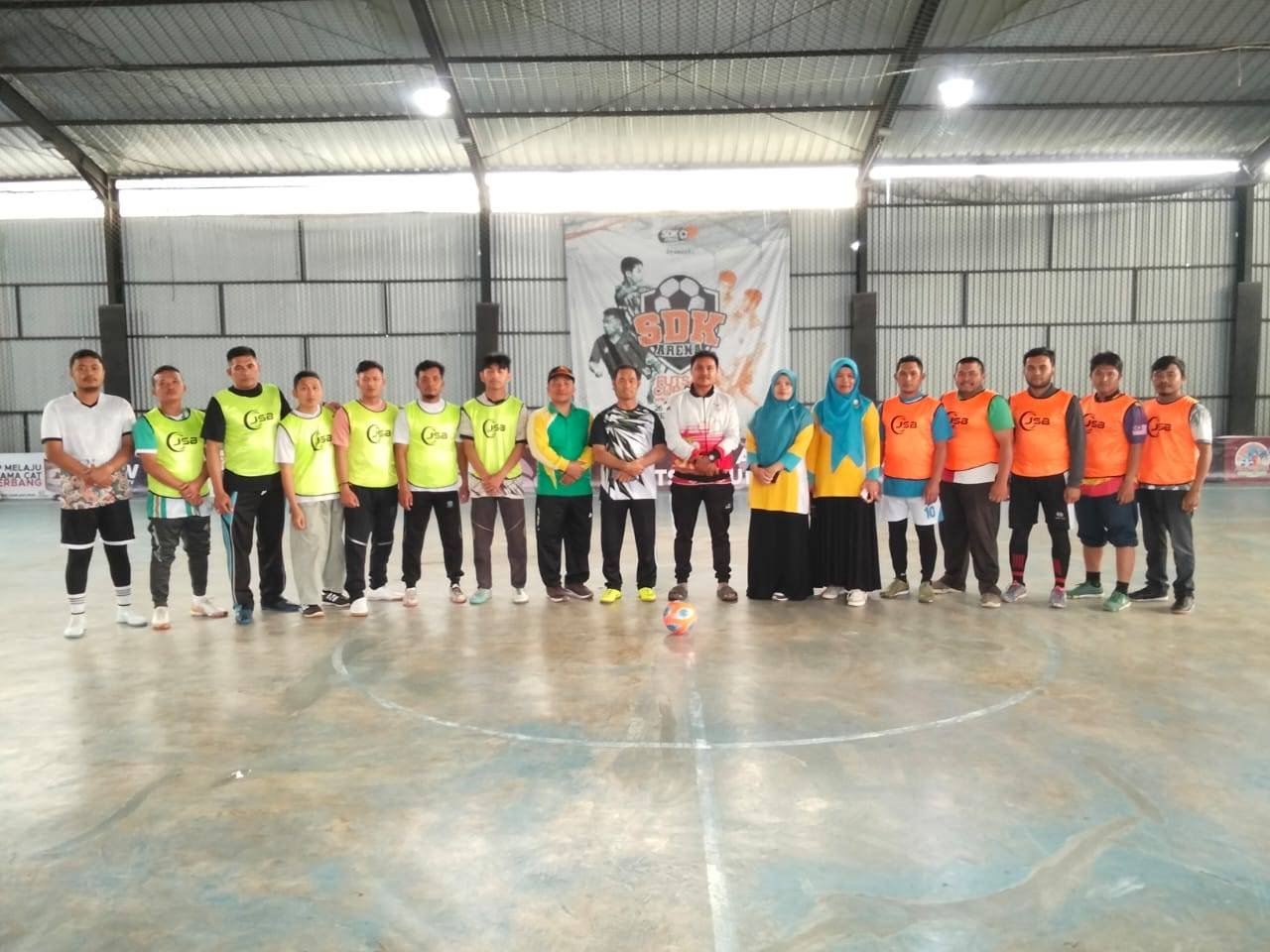 Gairahkan HAB Ke-80 Kemenag Dairi, Ka KUA Sidikalang Resmi Gulirkan Futsal dengan Semangat Sportifitas