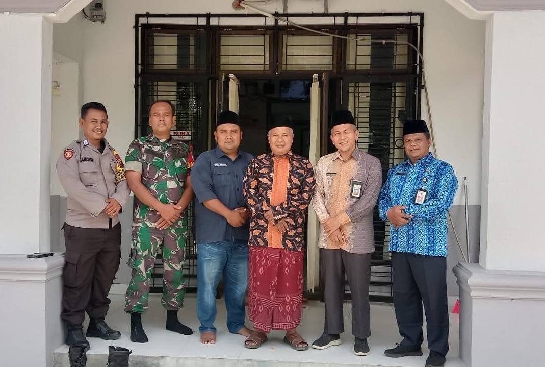 Perkuat Kolaborasi Layanan Keagamaan, Ka.KUA Singingi Temui Kepala Desa Sungai Keranji