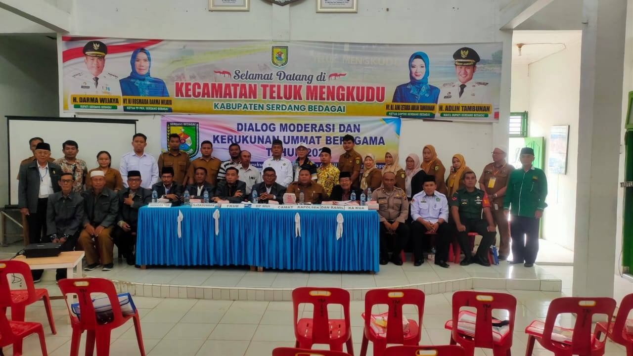 Dialog Moderasi Beragama KUA Teluk Mengkudu bersama FKUB Kabupaten Serdang Bedagai