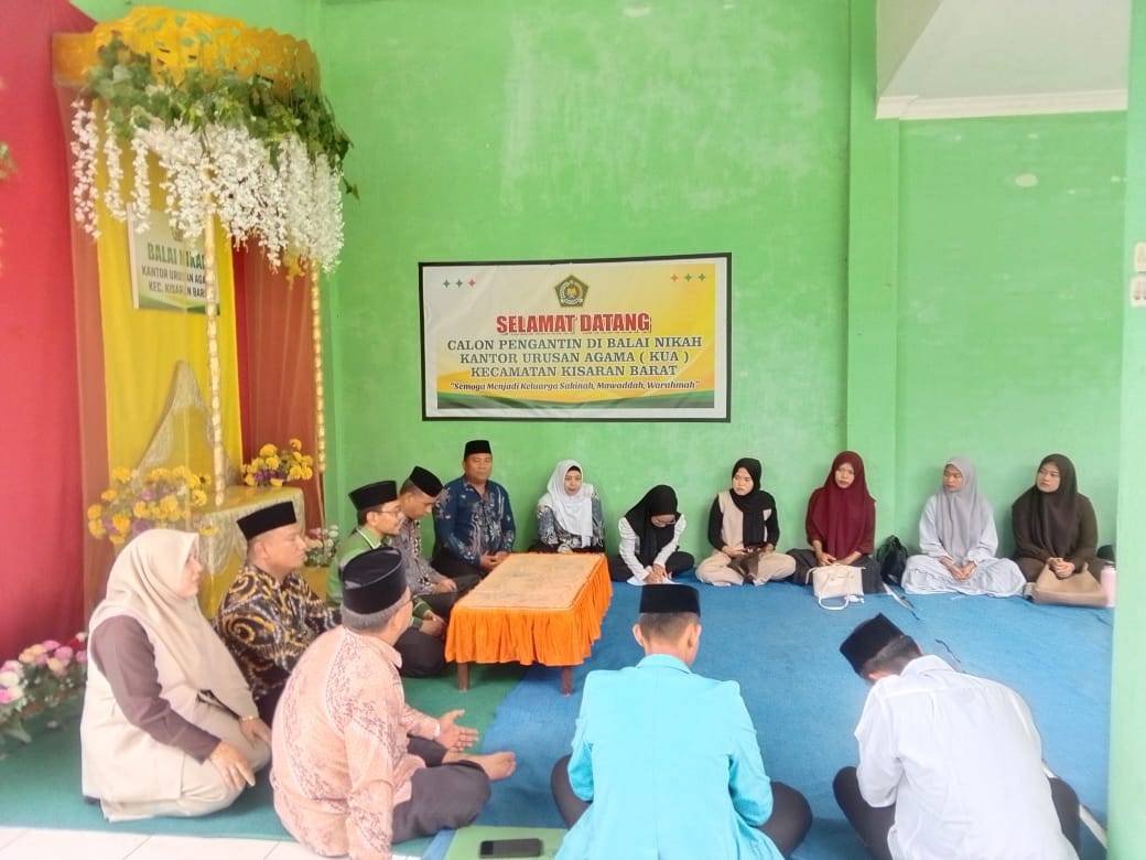 KUA Kisaran Barat Gelar Bimbingan Perkawinan, Bekali Calon Pengantin Wujudkan Keluarga Sakinah