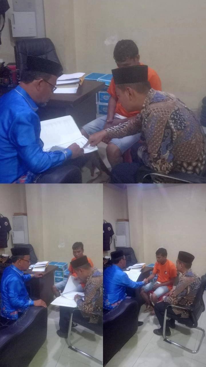 KUA Kisaran Timur Fasilitasi Taukil Wali di Tahanan Polres Asahan