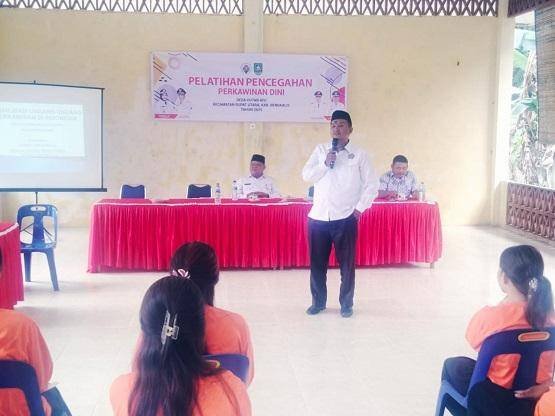 Minimalisir Perkawinan Dibawah Umur, Kepala KUA Kec. Rupat Utara Lakukan Sosialisasi