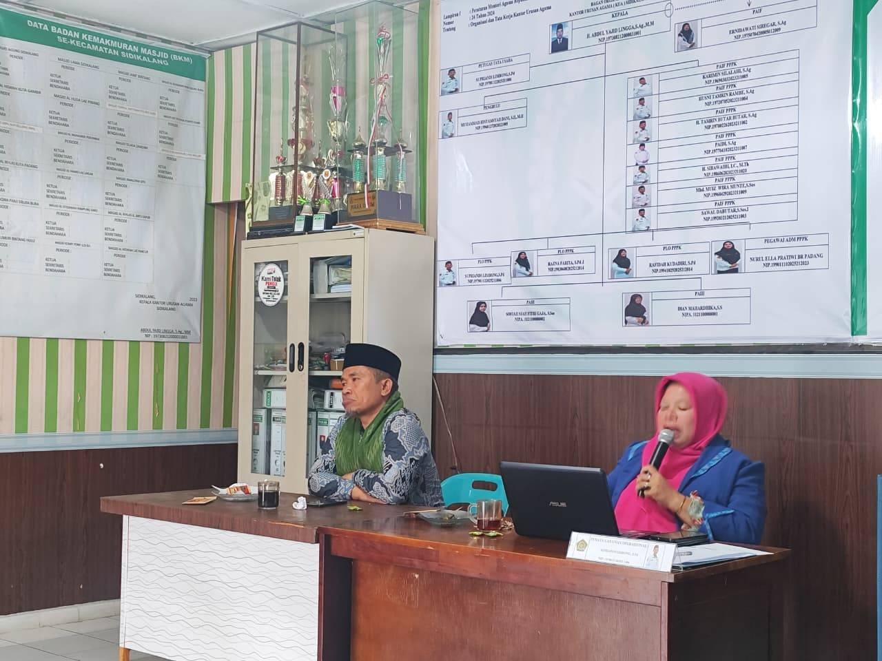 PAI KUA Sidikalang Sampaikan Peta Digital Dakwah Berdasarkan Strategi Surah An-Nahl