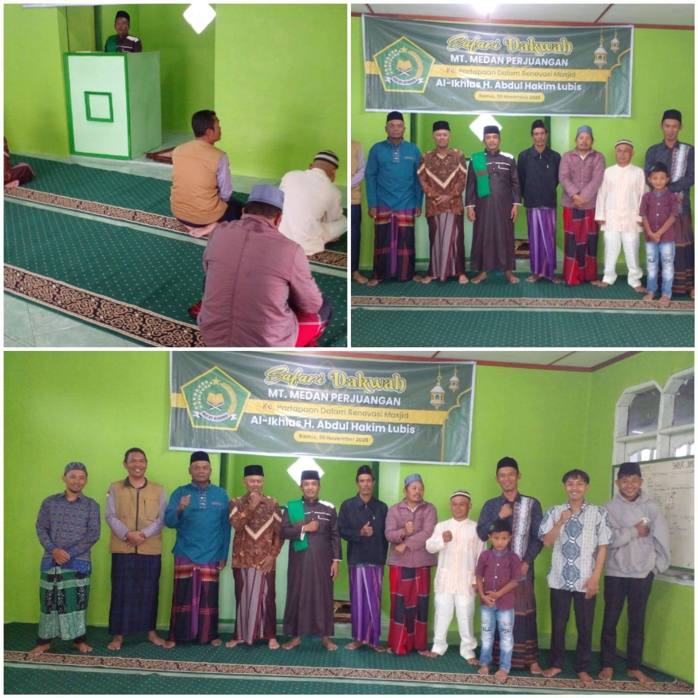 ASN KUA Parbuluan Sampaikan Khutbah Tentang Fungsi Niat dalam Beramal di Masjid Al Ikhlas