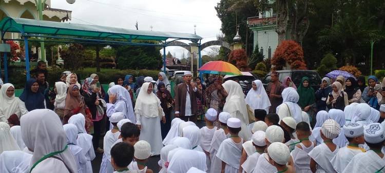 Manasik Haji Dini di TWI Sitinjo Memukau, Ka KUA Sitinjo Beri Apresiasi