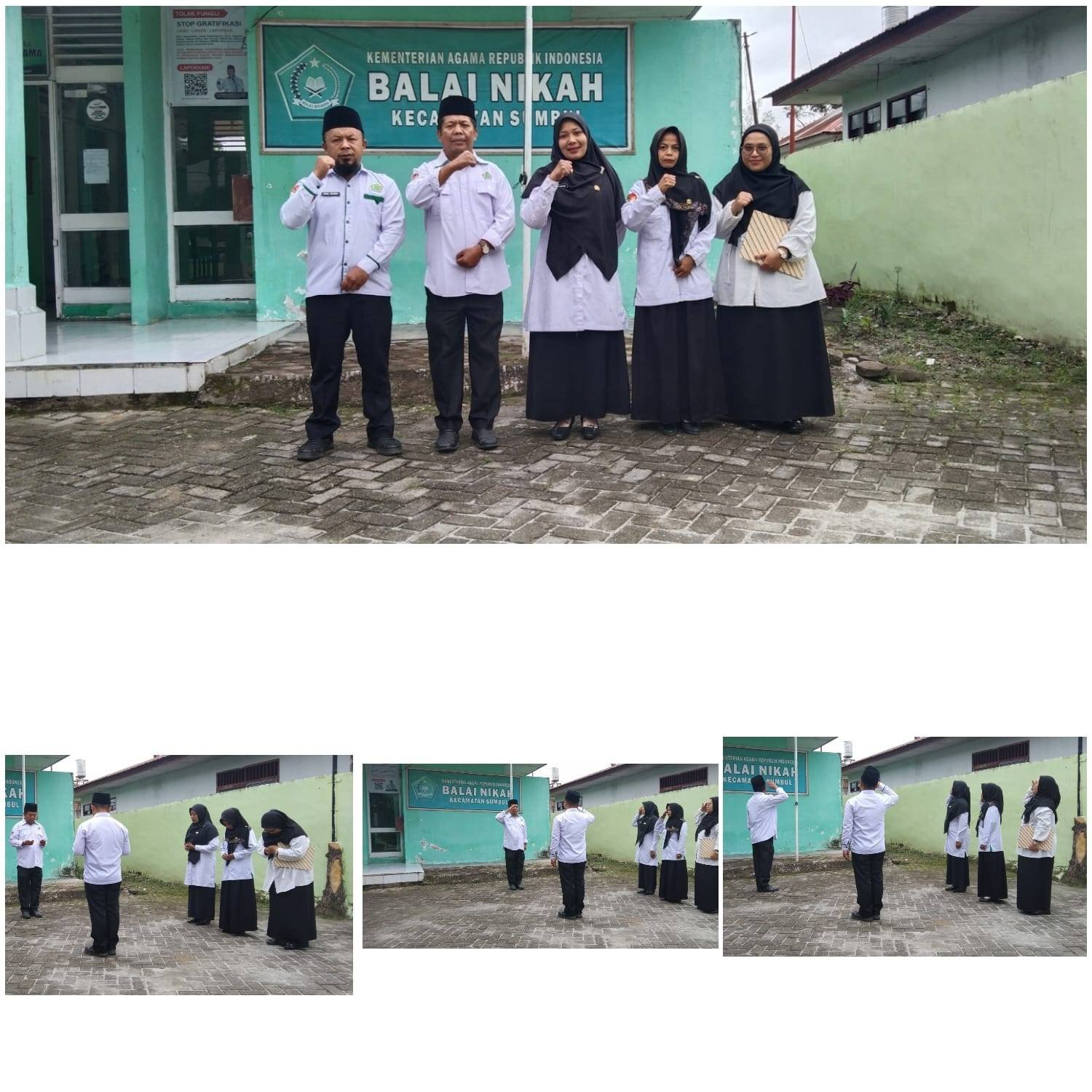 KUA Sumbul Apel Pagi, Ka KUA Fokuskan Data Masjid dan Layanan Majelis Taklim