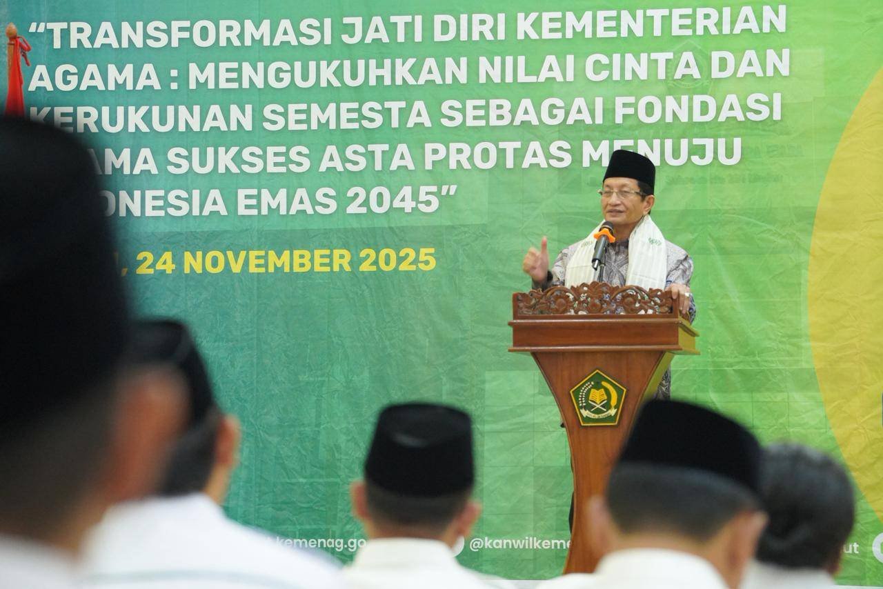 Kepala KUA Pantai Labu Ikuti Pembinaan Aparatur Sipil Negara Bersama Menteri Agama RI