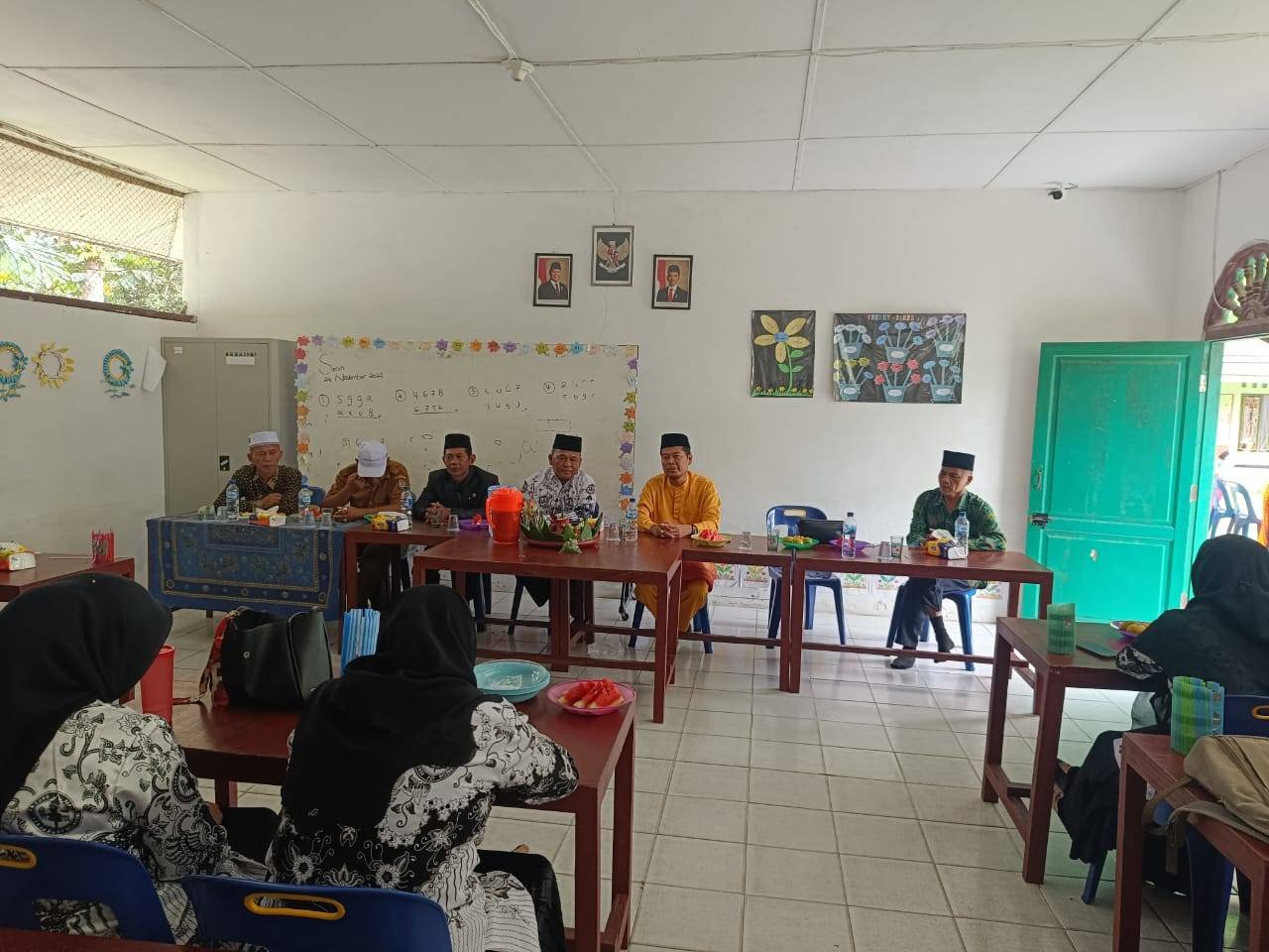 Kepala KUA Bandar Pulau Silaturahmi ke Madrasah Islamiyah Sigodong-godong