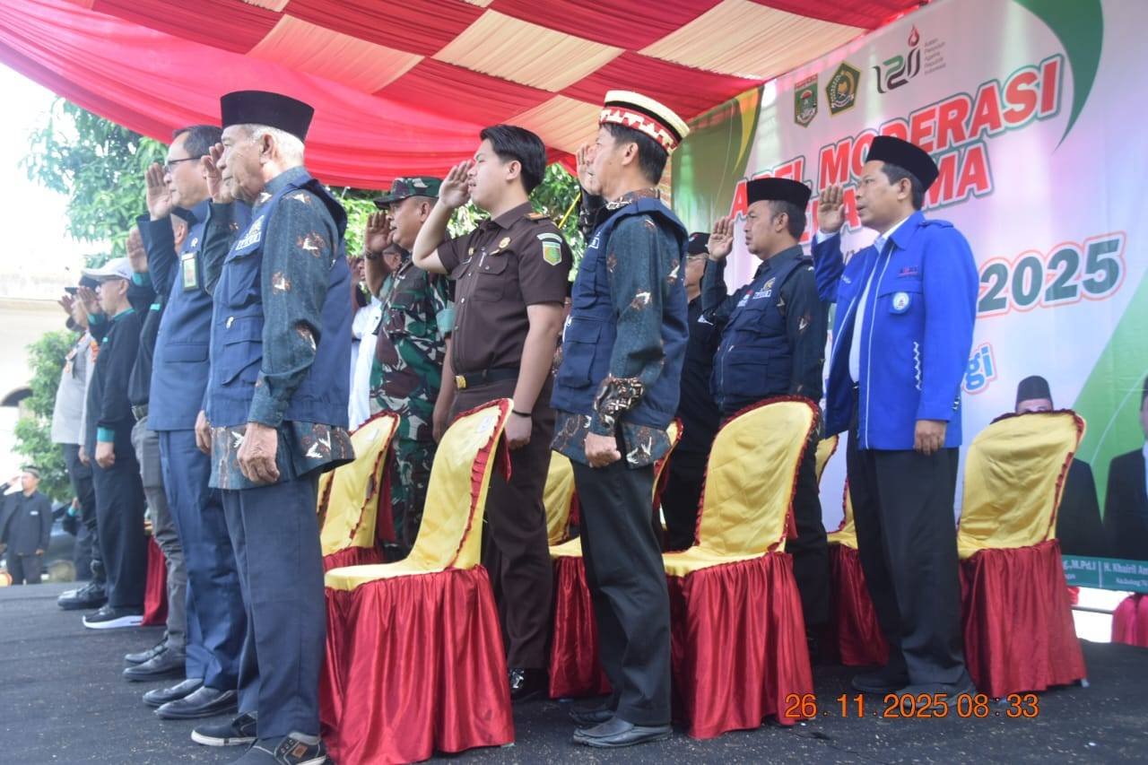 Kerukunan Diperkuat, Apel Moderasi Lintas Agama Lampung Tengah Gaungkan Toleransi Tanpa Sekat.