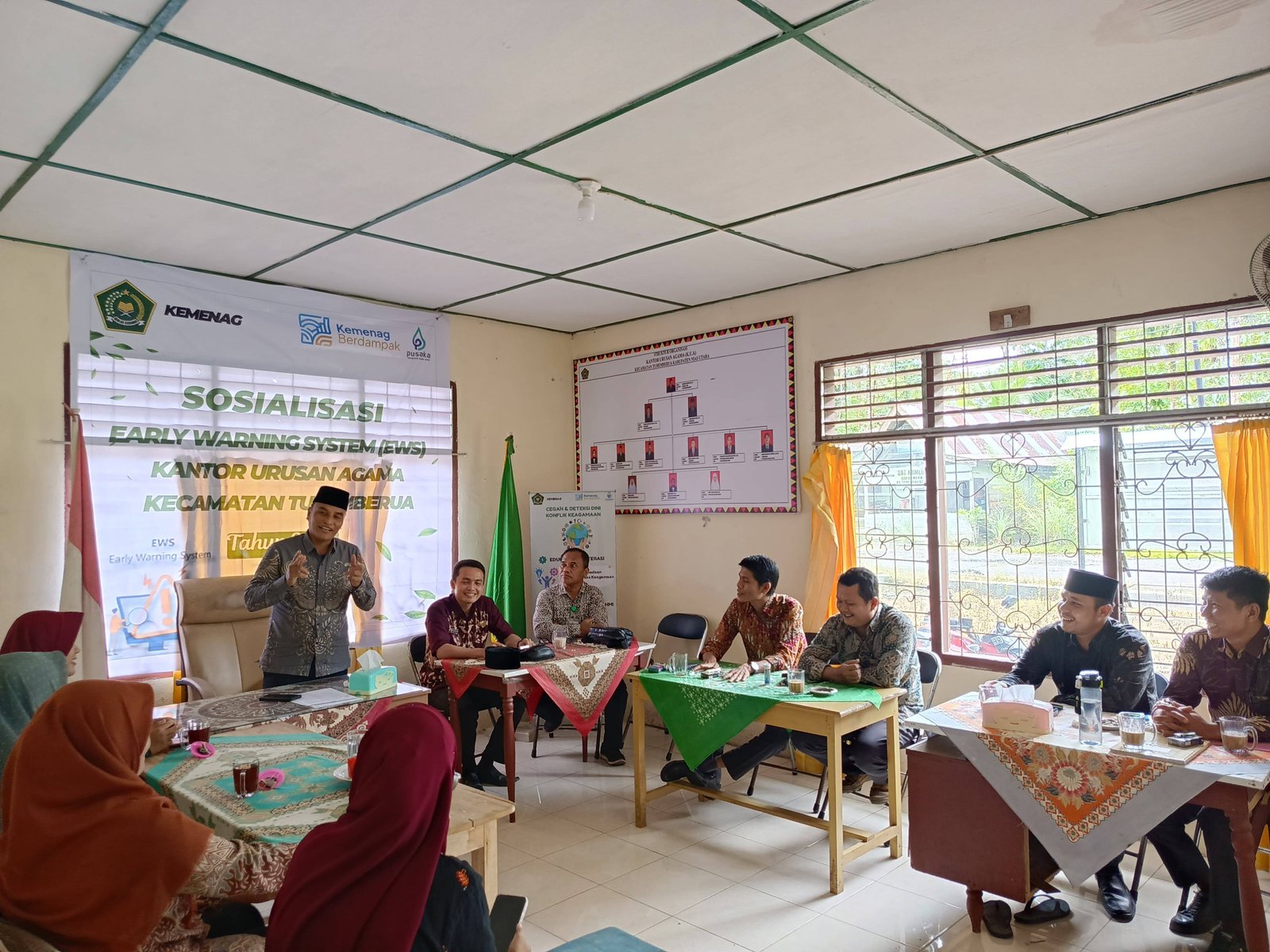  KUA Tuhemberua Gelar Sosialisasi EWS untuk Perkuat Deteksi Dini Konflik Keagamaan