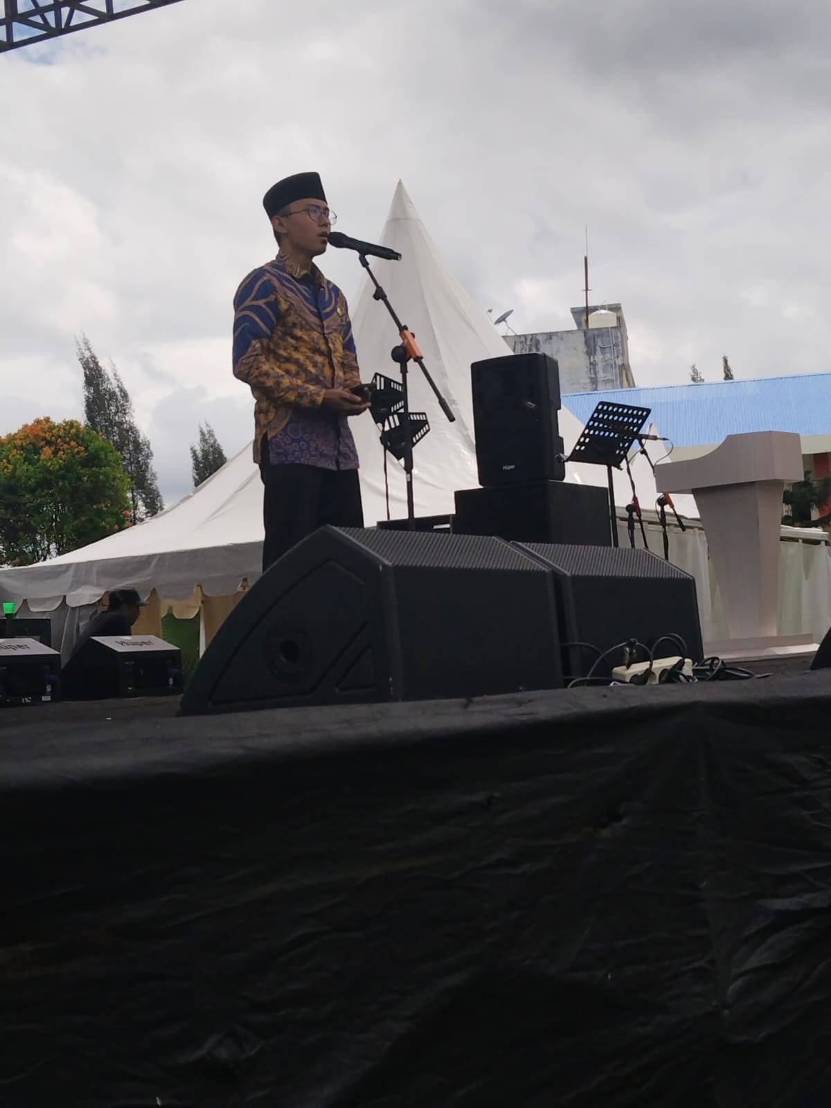 CPNS Penghulu Kecamatan Raya Pimpin Doa Penganugerahan Pahlawan Nasional Tuan Rondahaim Saragih