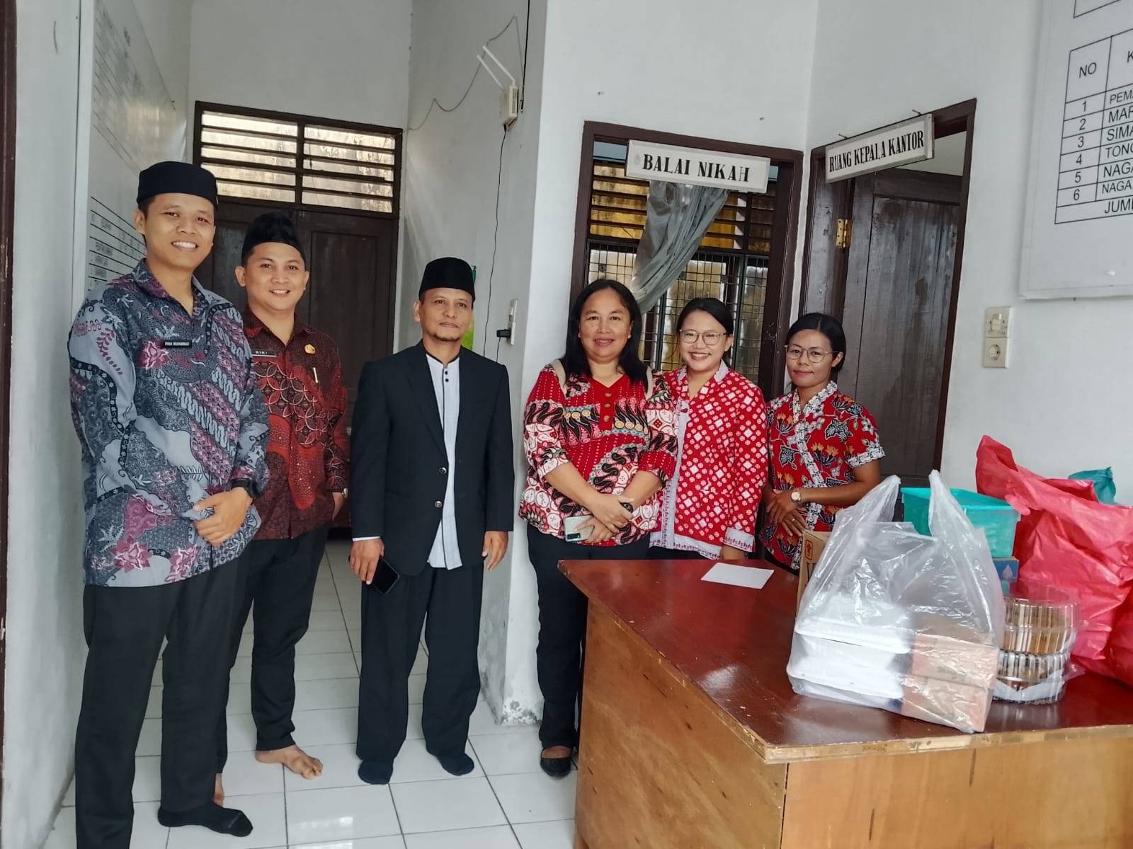 Ka. KUA Siantar Marimbun Tingkatkan Kerjasama dengan Puskesmas Bah Biak Terkait Bimwin