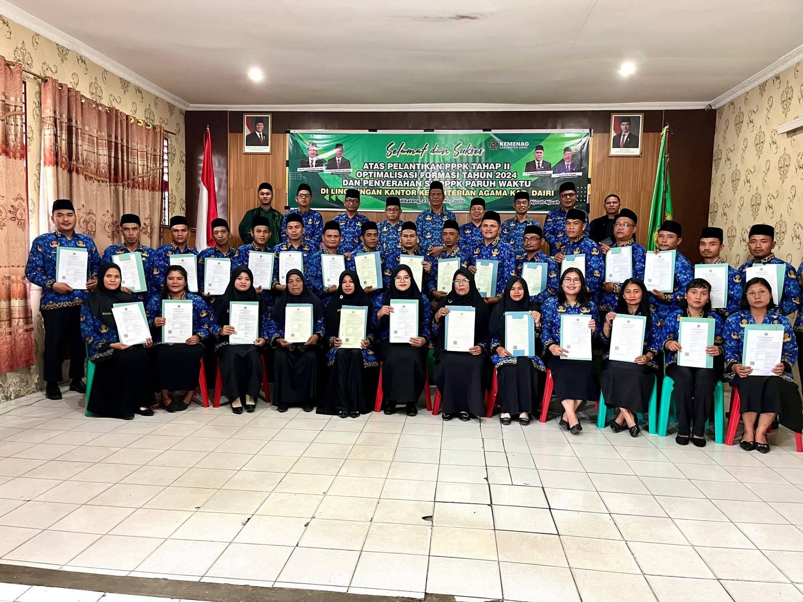 Ka KUA Silahisabungan Rohaniawan Pelantikan PPPK Tahap II Optimalisasi Kemenag Kabupaten Dairi