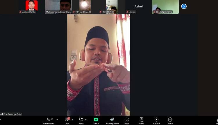 Penghulu KUA Berampu Narasumber Kegiatan Rabu Mengaji Al-Qur’an di KUA Salak
