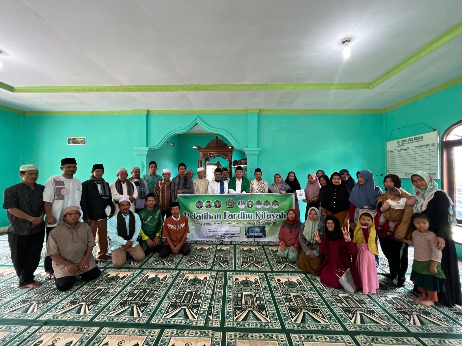 KUA Sinehu Kuatkan Umat: Puluhan Peserta Ikuti Pelatihan Fardhu Kifayah di Desa Tambahan