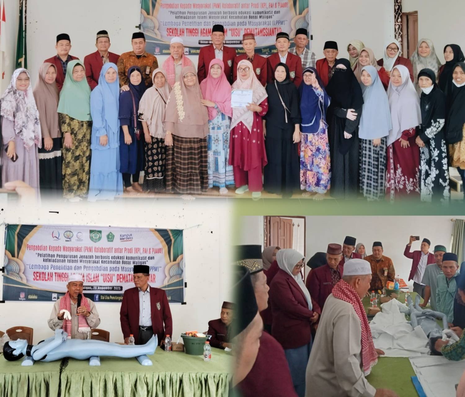  Ka. KUA Bosar Maligas Hadiri Pelatihan Fardu Kifayah Kampus STAI UISU