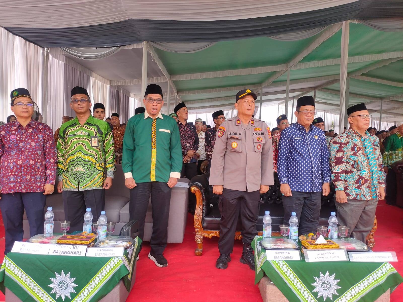 Sinergi Kemenag: KUA Batanghari Hadiri Milad ke-113 Muhammadiyah dan Peresmian Gedung Baru Ponpes Abu Dzar Alghifari