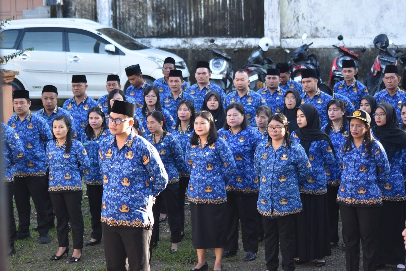 KUA Gunungsitoli Utara Berpartisipasi dalam Upacara Korpri ke 54