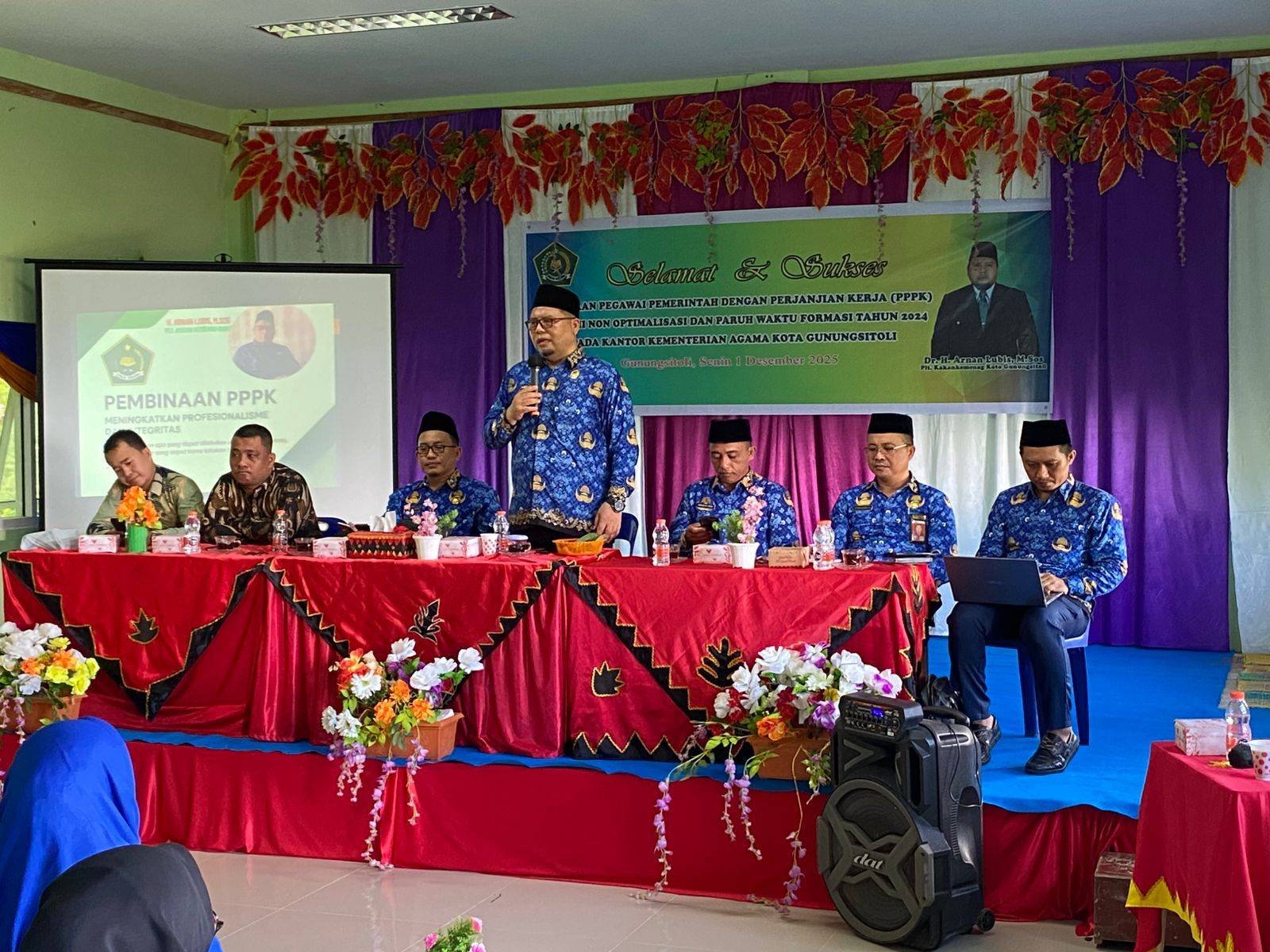 Kepala KUA Gunungsitoli Utara Ikut Menguatkan Sinergi dalam Pembinaan PPPK Tahap II