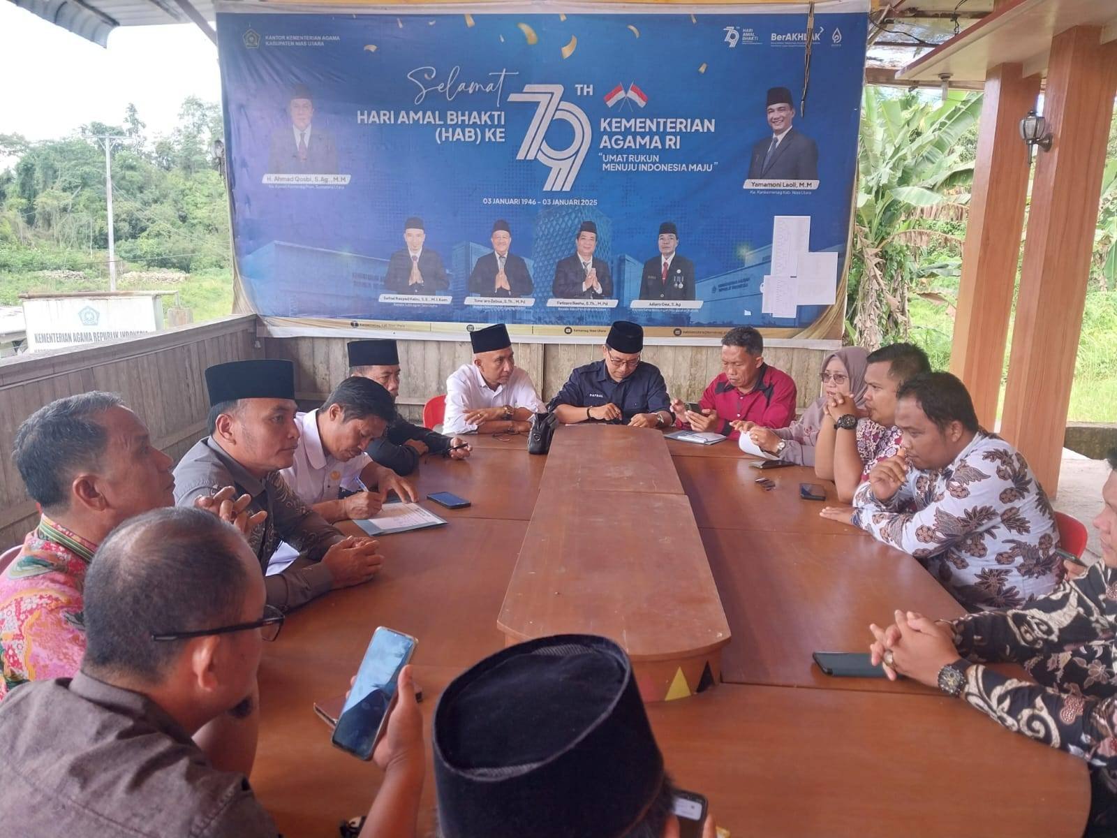 Ka. KUA Tuhemberua Hadiri Rapat Pengurus BKM Kabupaten Nias Utara