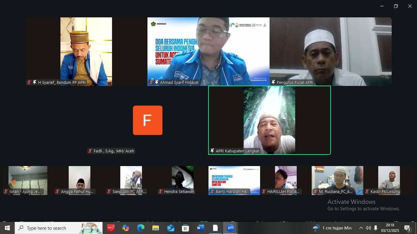 PW APRI Sumut Laporkan Data Dampak Bencana: Empat Daerah di Sumut Terdampak Banjir dan Longsor