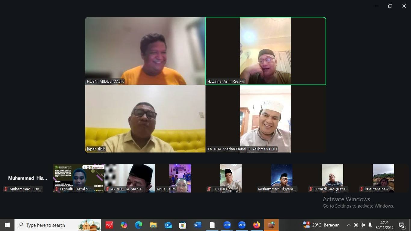 KUA Sidikalang Berkomitmen Kuatkan Solidaritas Donasi Bencana Alam Sumatera