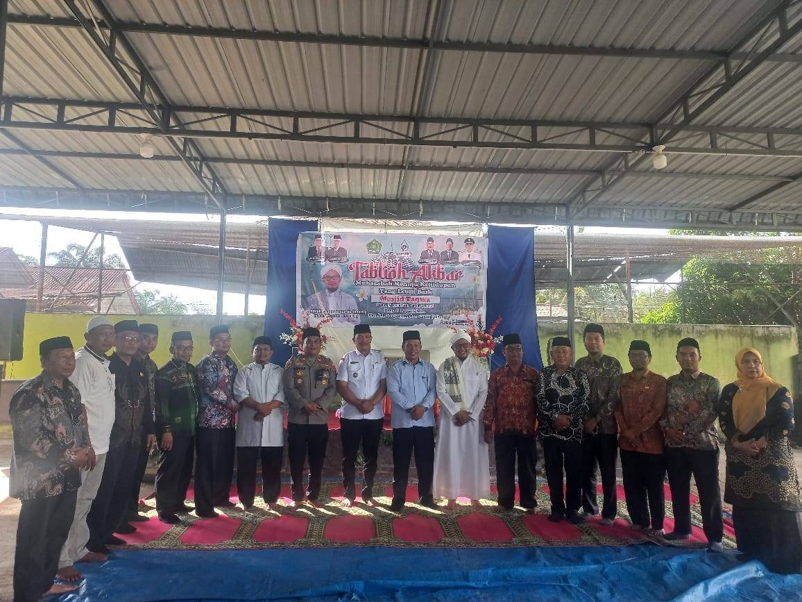 KUA Aek Songsongan dan KUA Bandar Pulau Gelar Tabligh Akbar di Masjid Taqwa Aek Songsongan 