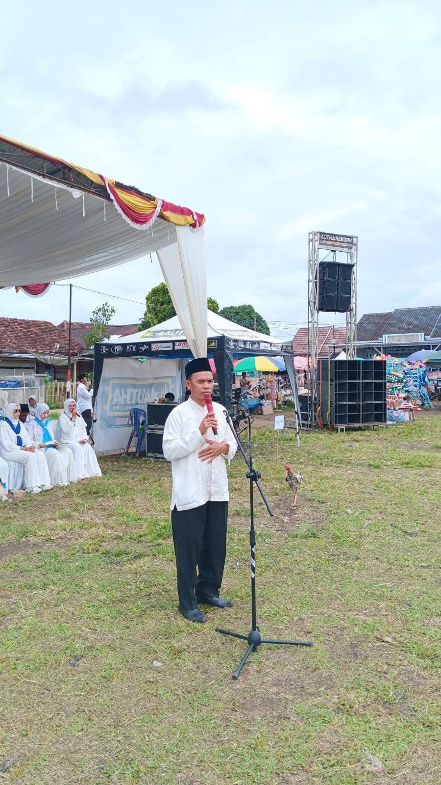 Kepala KUA Way Tenong Wakili Kepala KanKemenag Lampung Barat  Buka Kegiatan Peragaan Manasik Haji RA se-Wilayah Timur Lampung Barat