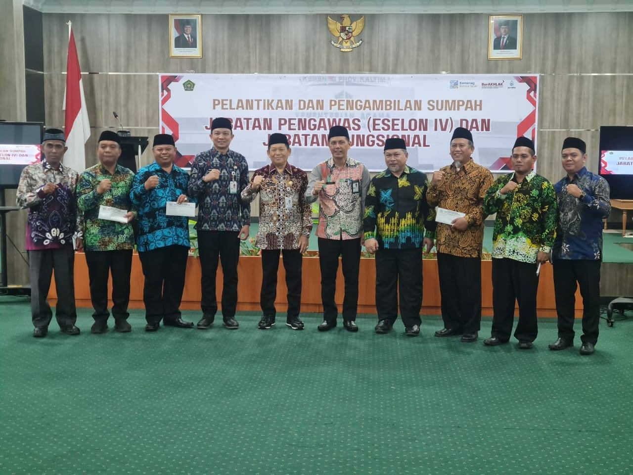 “Kemenag Kaltim Lantik Sejumlah Penghulu: Wujud Penyegaran dan Penguatan Layanan Umat”