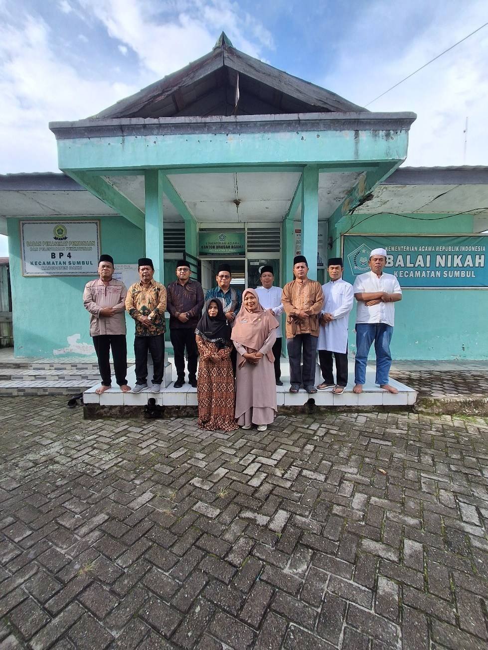 Perkuat Sinergi Umat: KUA Sumbul Sambut Rombongan PHBI Kabupaten Dairi