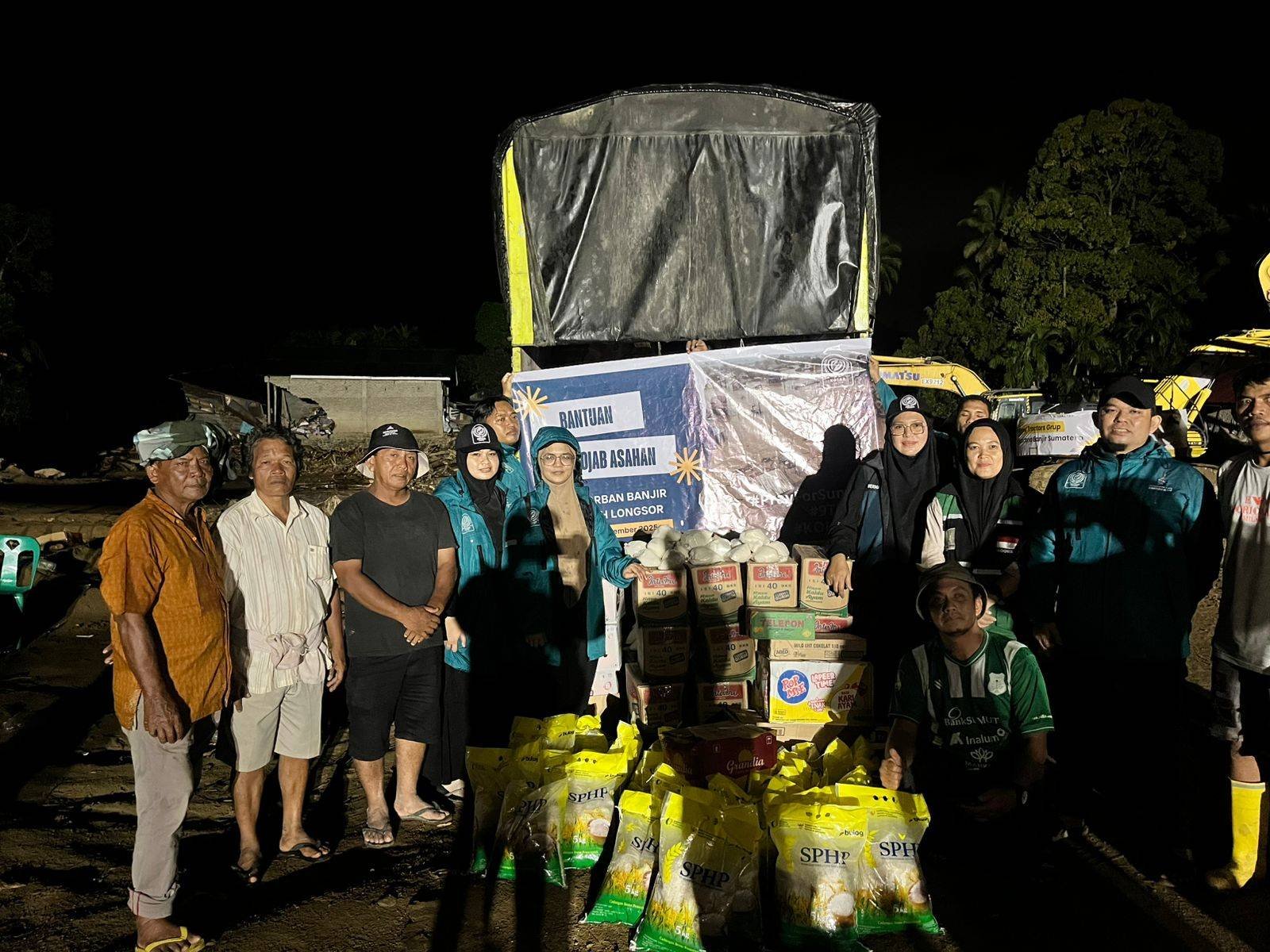 KUA Sei Kepayang Berpartisipasi Salurkan Bantuan untuk Korban Banjir Bersama KOJAB Asahan