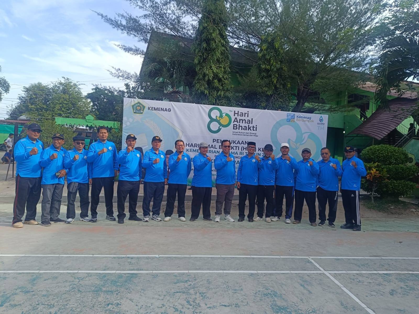 Ka KUA Bandar Pulau Hadiri Pembukaan HAB ke-80 Kementerian Agama RI di MAN Asahan