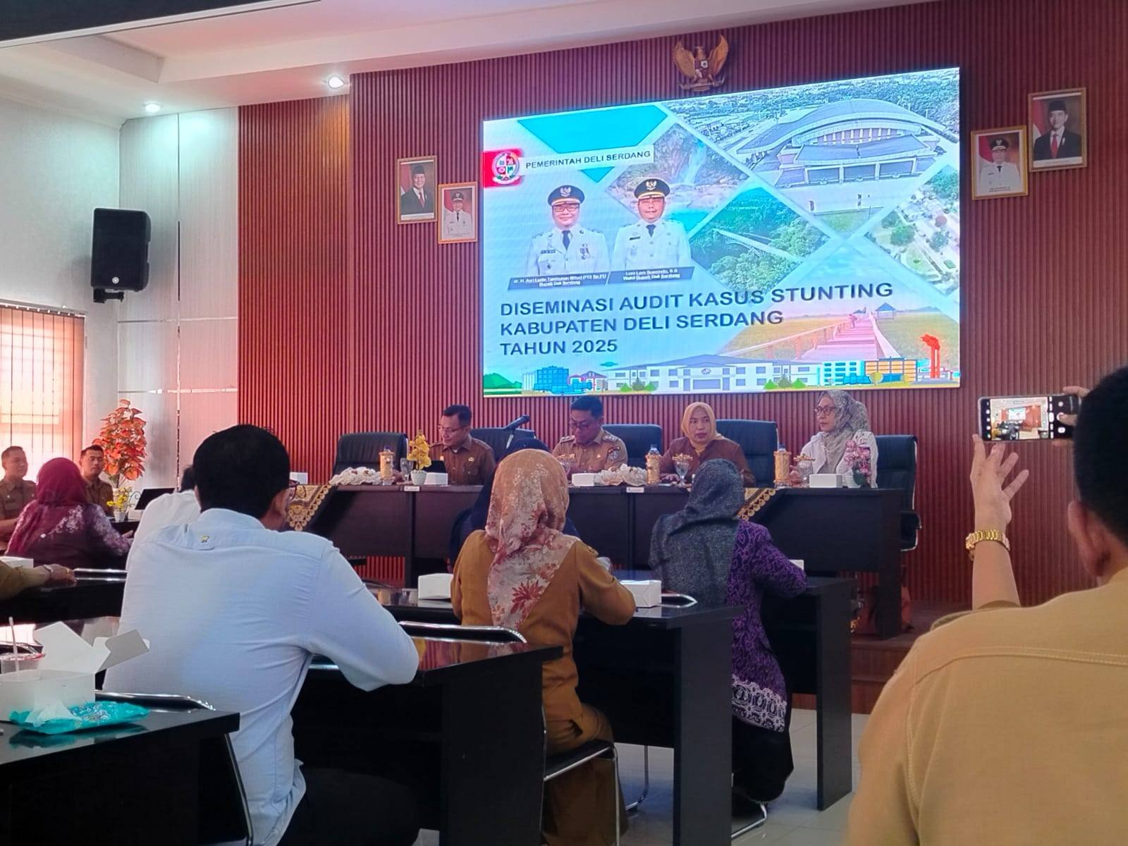 Ka. KUA Lubuk Pakam Hadiri Kegiatan Diseminasi Audit Stunting Kabupaten Deli Serdang Tahun 2025