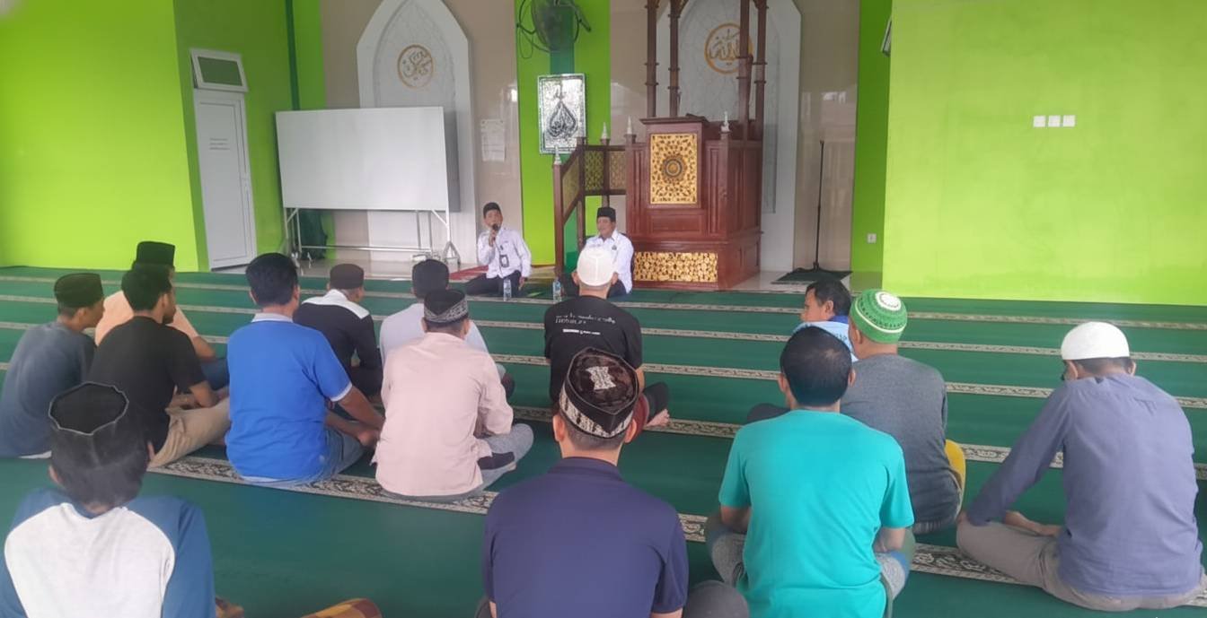 PAI KUA Binjai Timur Laksanakan Pembinaan Keagamaan bagi Warga Binaan Lapas Kelas IIA Kota Binjai
